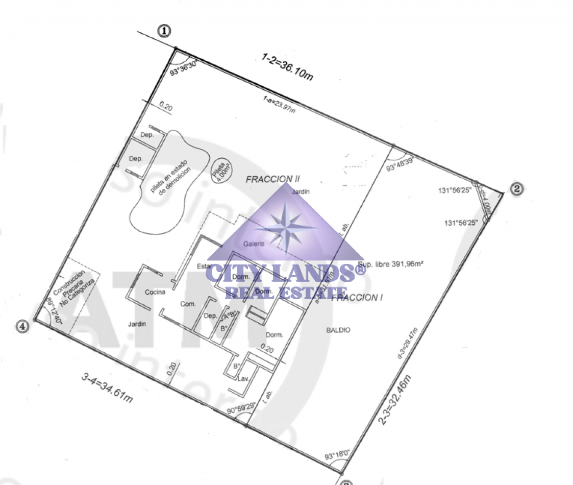 Casa en venta con amplio patio en las proximidades de La Puntilla