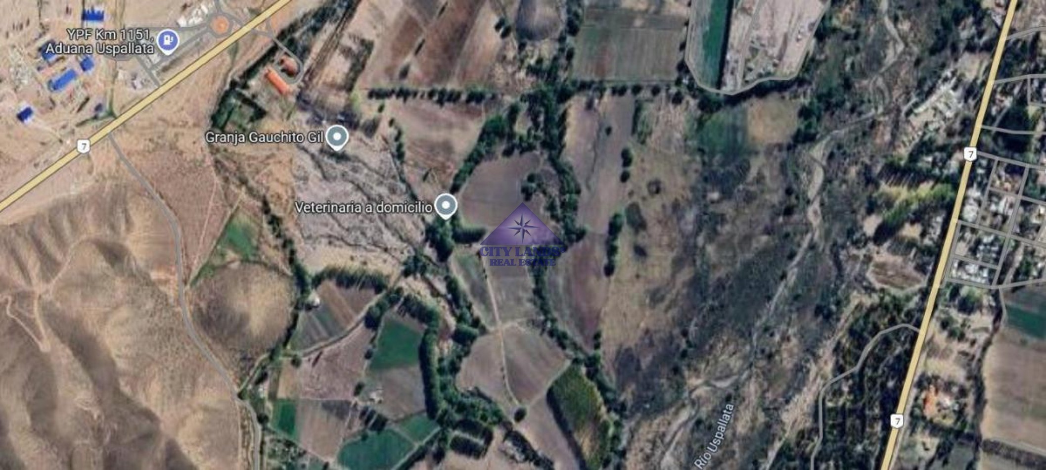 Terrenos en venta de 2.000 m2 en Uspallata, Ruta Nacional 7, Mendoza