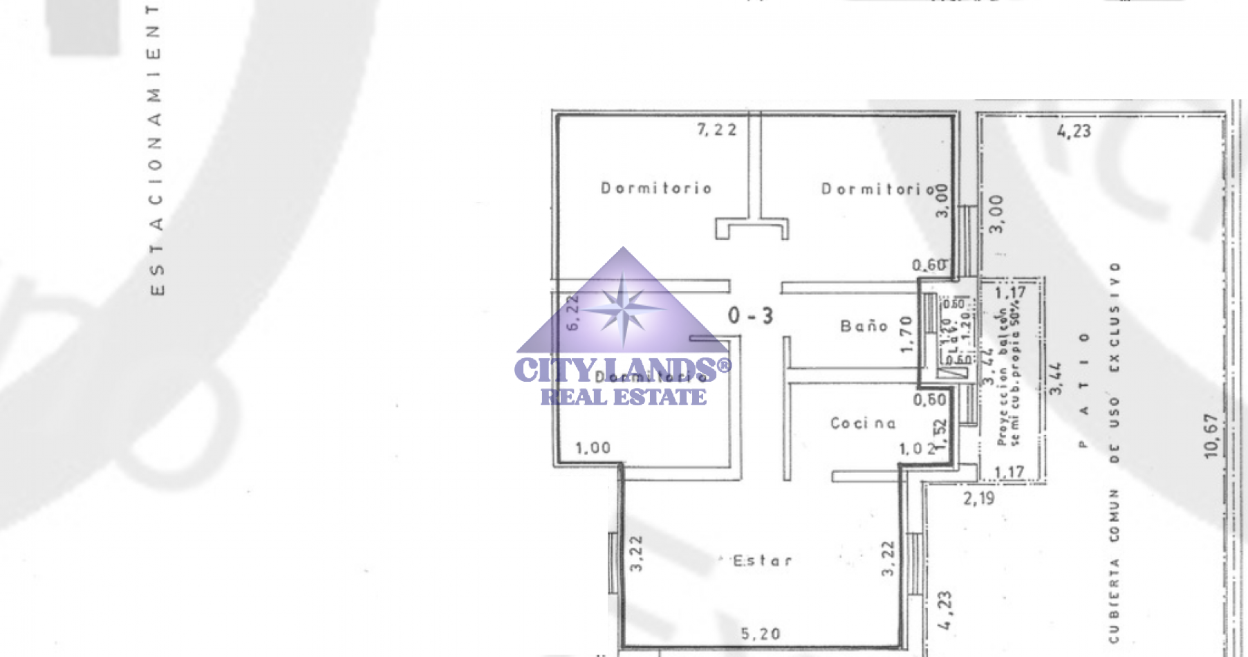 Departamento en venta 3 dormitorios, patio y cochera en Godoy Cruz